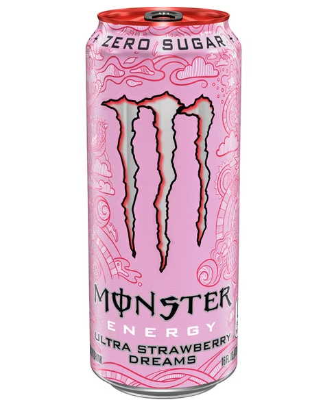 Monster Energy, Sugar Free Energy Drink - Strawberry Dreams (16 oz)