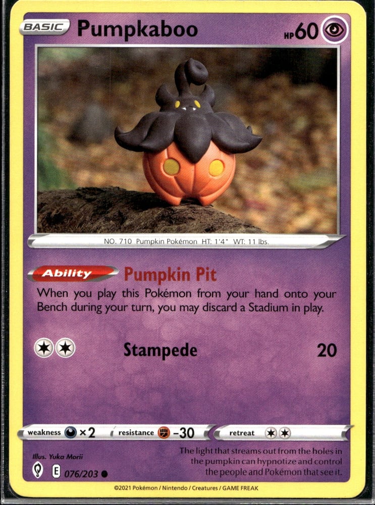 Pumpkaboo - SWSH7 76/203