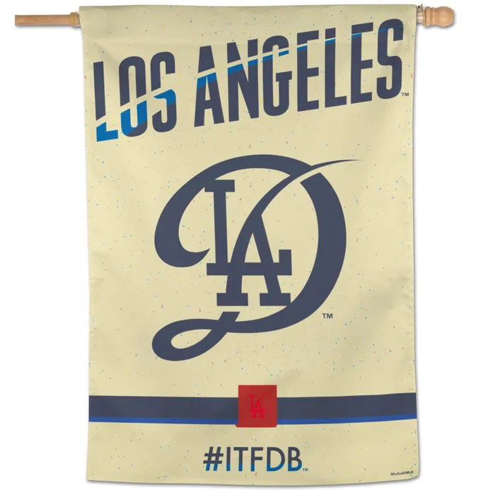Los Angeles Dodgers City Connect Vertical House Flag 28x40"