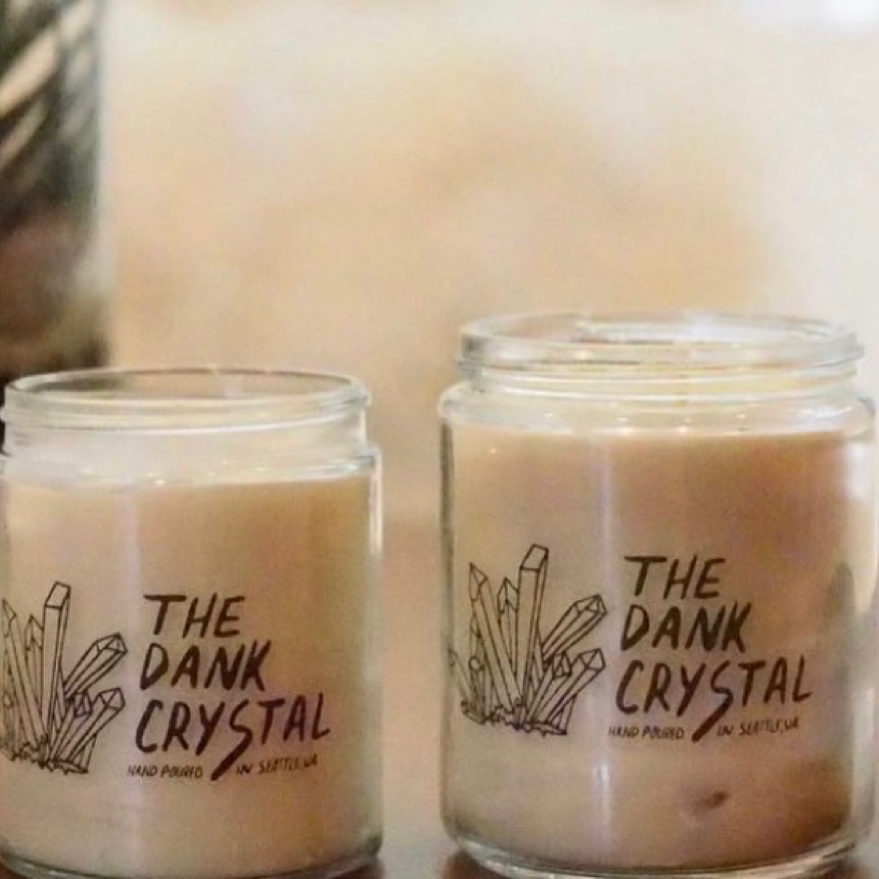 Dank Crystal Candle — Golden Garden