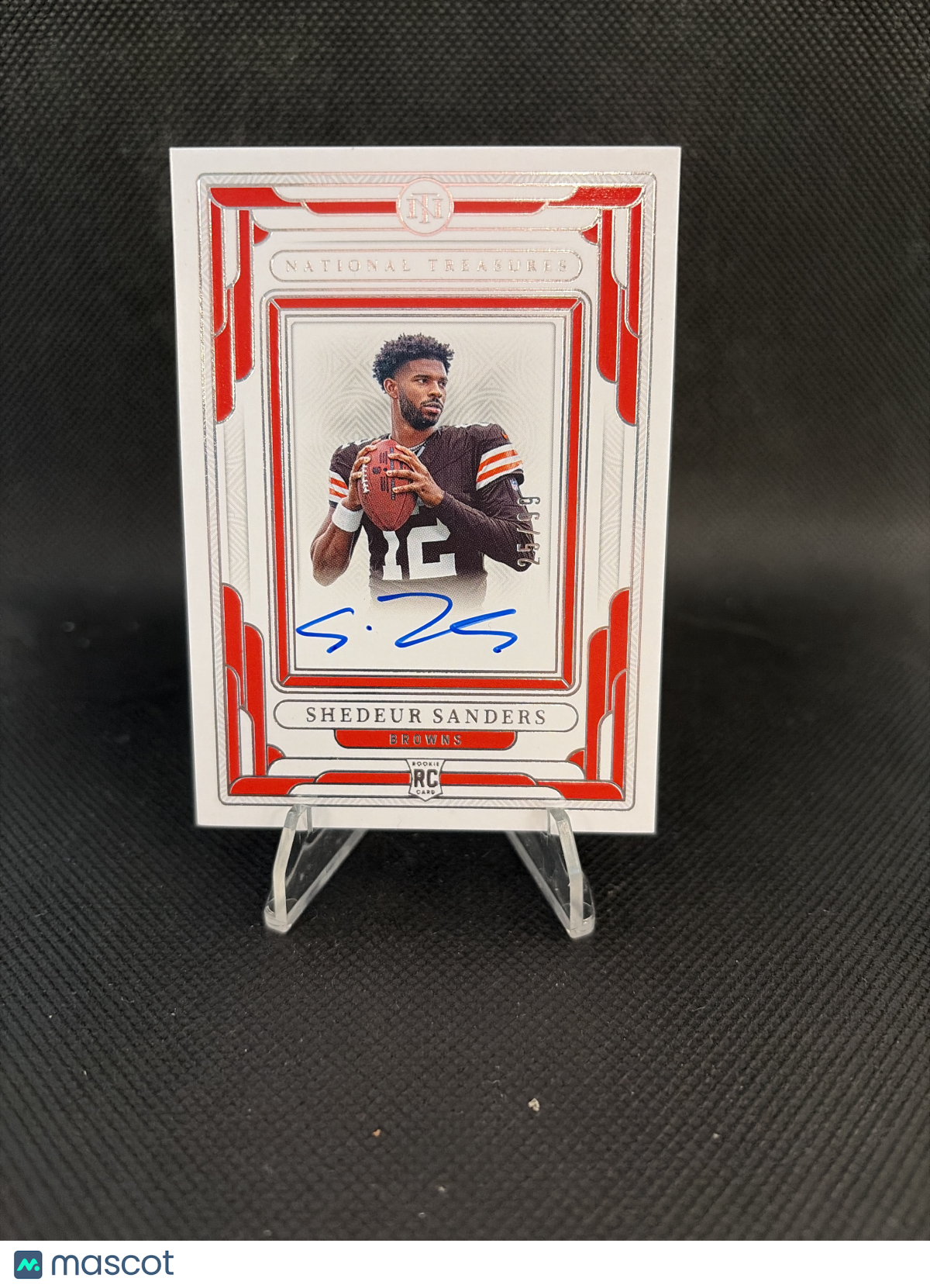 2025 Panini National Treasures Shedeur Sanders RC Auto /99