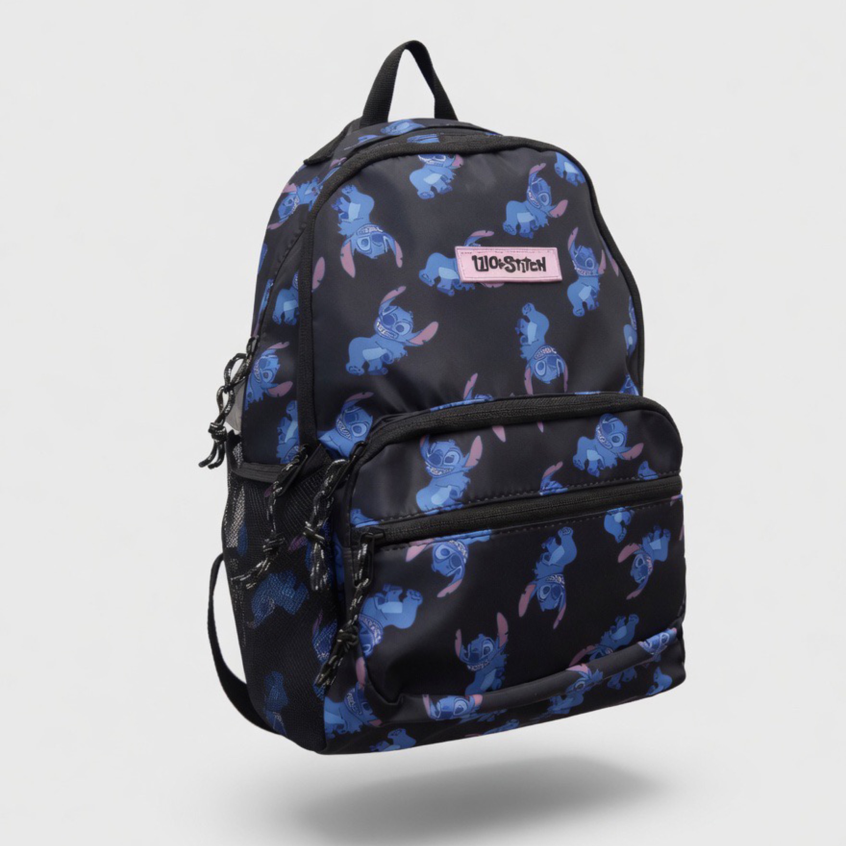 Lilo & Stitch All-Over Print Medium Backpack - Black