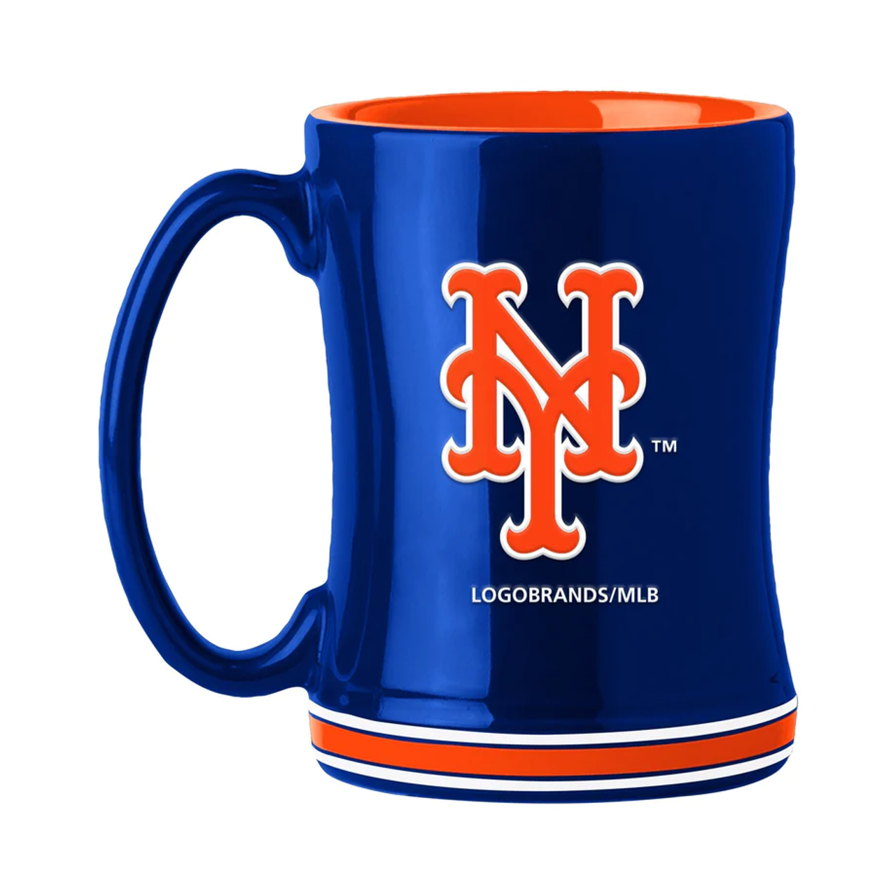 New York Mets Sculpted Coffee Mug 14oz