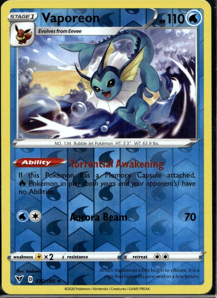 Vaporeon - SWSH4 30/185