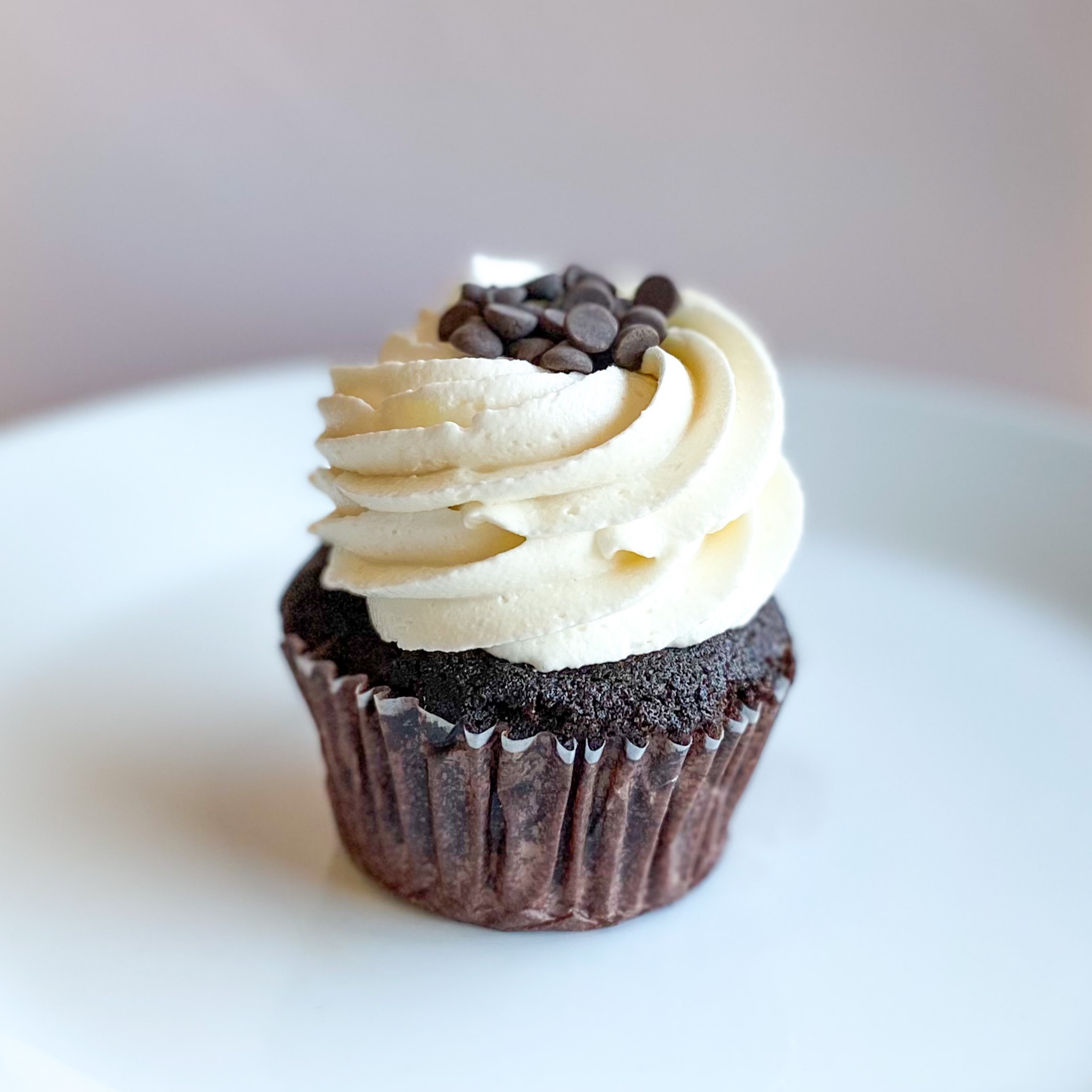 Vegan Chocolate Vanilla Cupcake