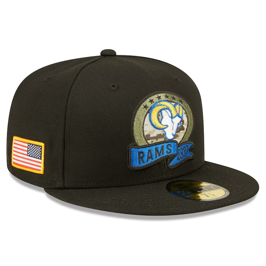 Los Angeles Rams 2022 Salute to Service 59FIFTY Hat