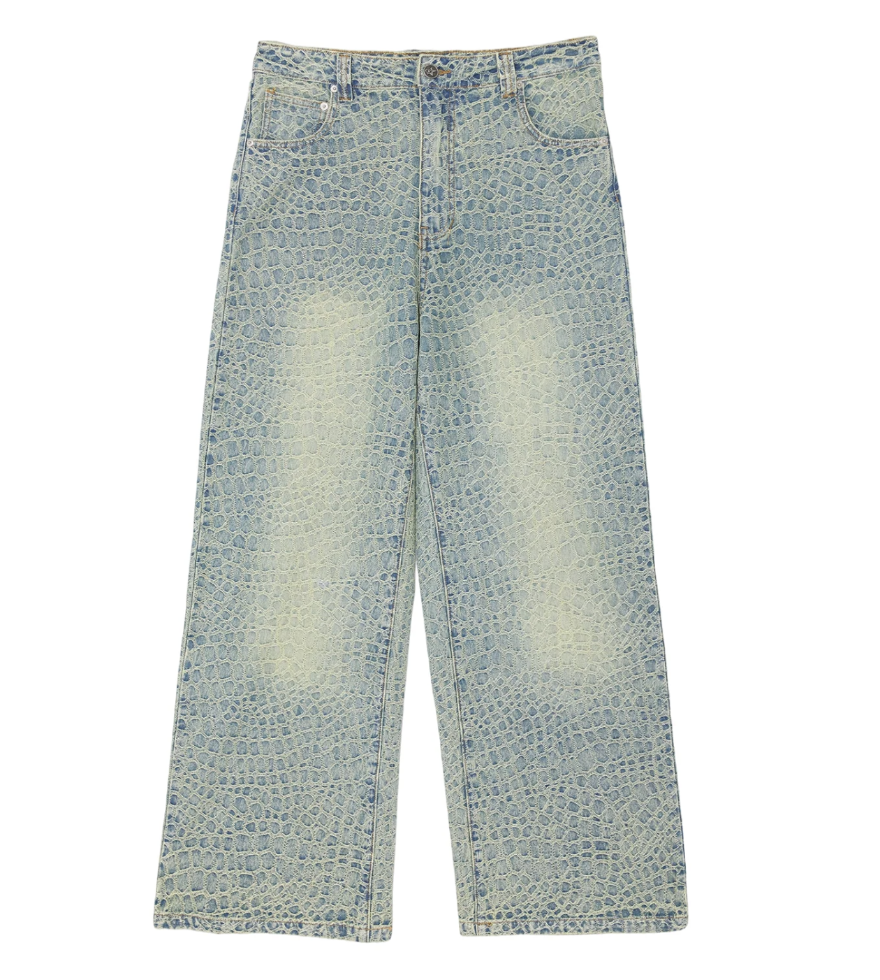 CACTUS VALLEY Snakeskin Denim