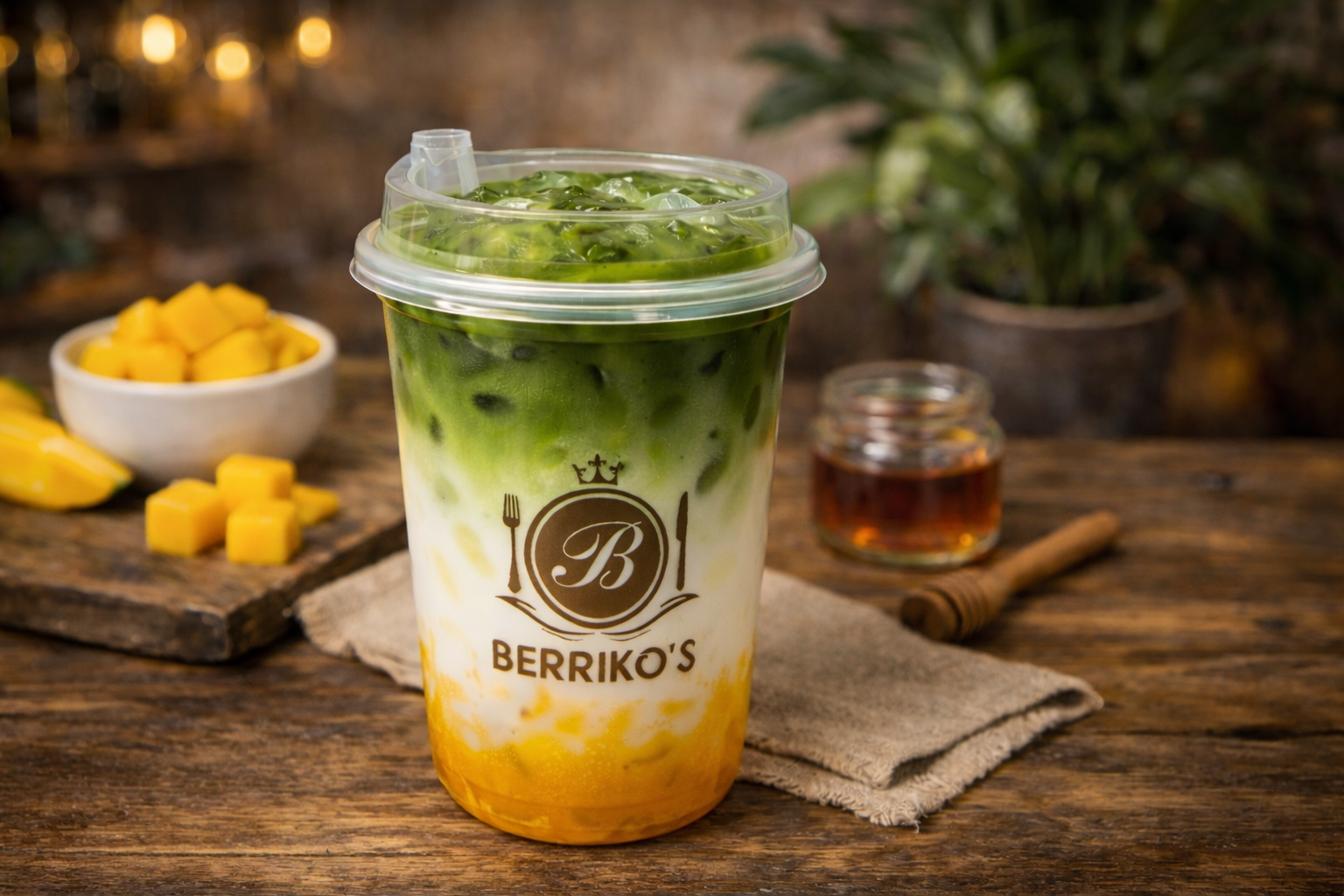 Iced Mango Matcha