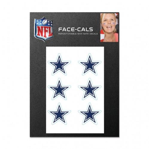 Dallas Cowboys Face Cals Tattoos