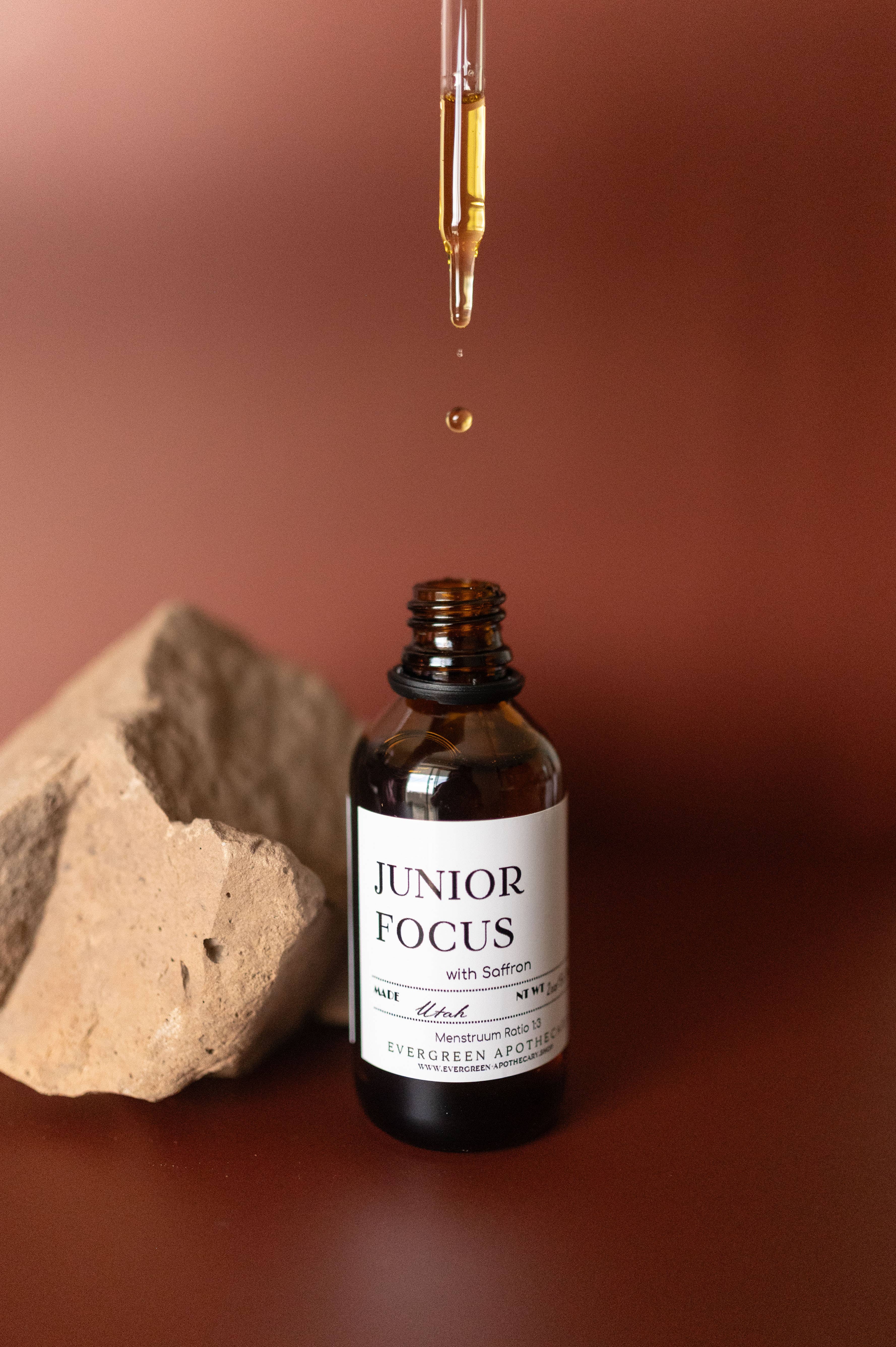 Junior Focus (Saffron) Tincture, Alcohol Free