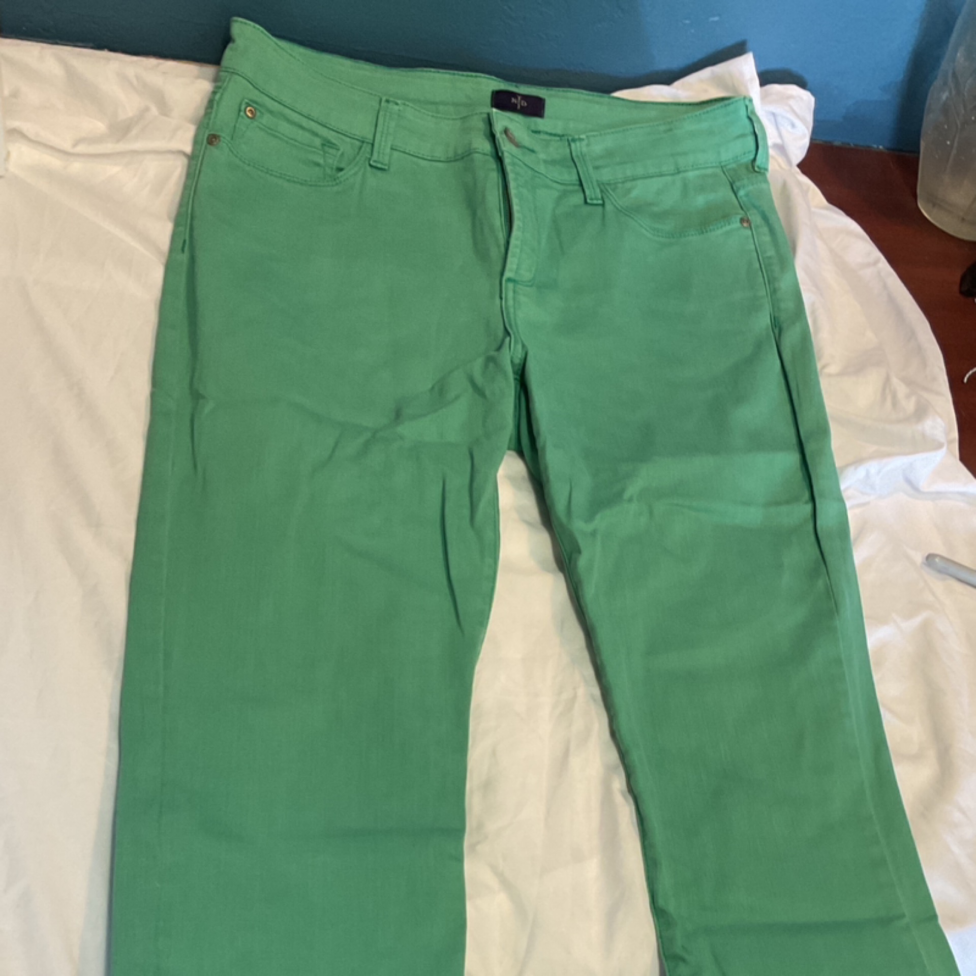 NYDJ Green Jeans (Size 10)