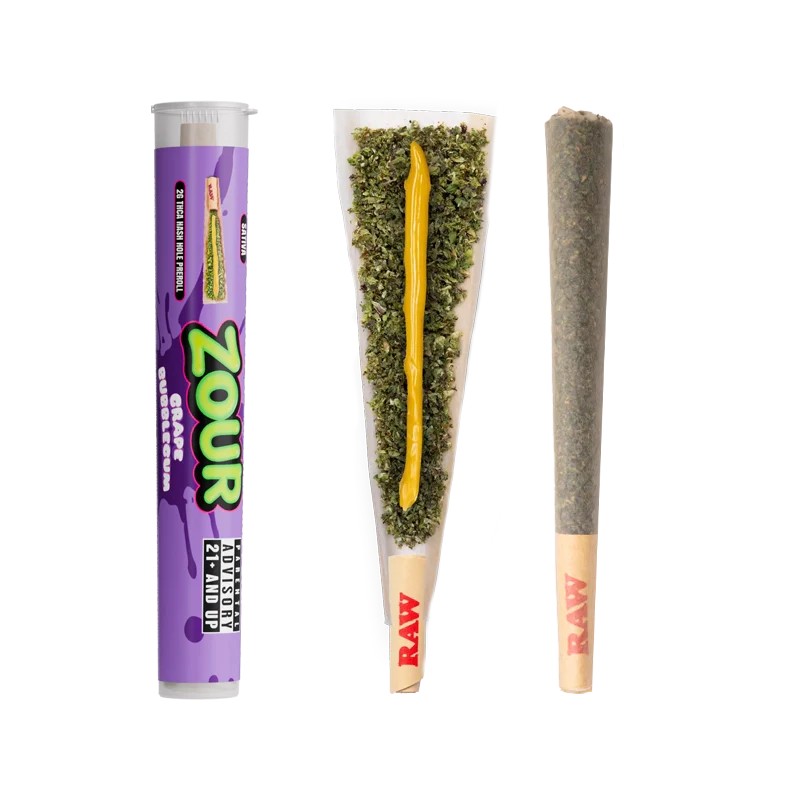 Zour Stash THCA Hash Hole - Grape Bubblegum - Regular