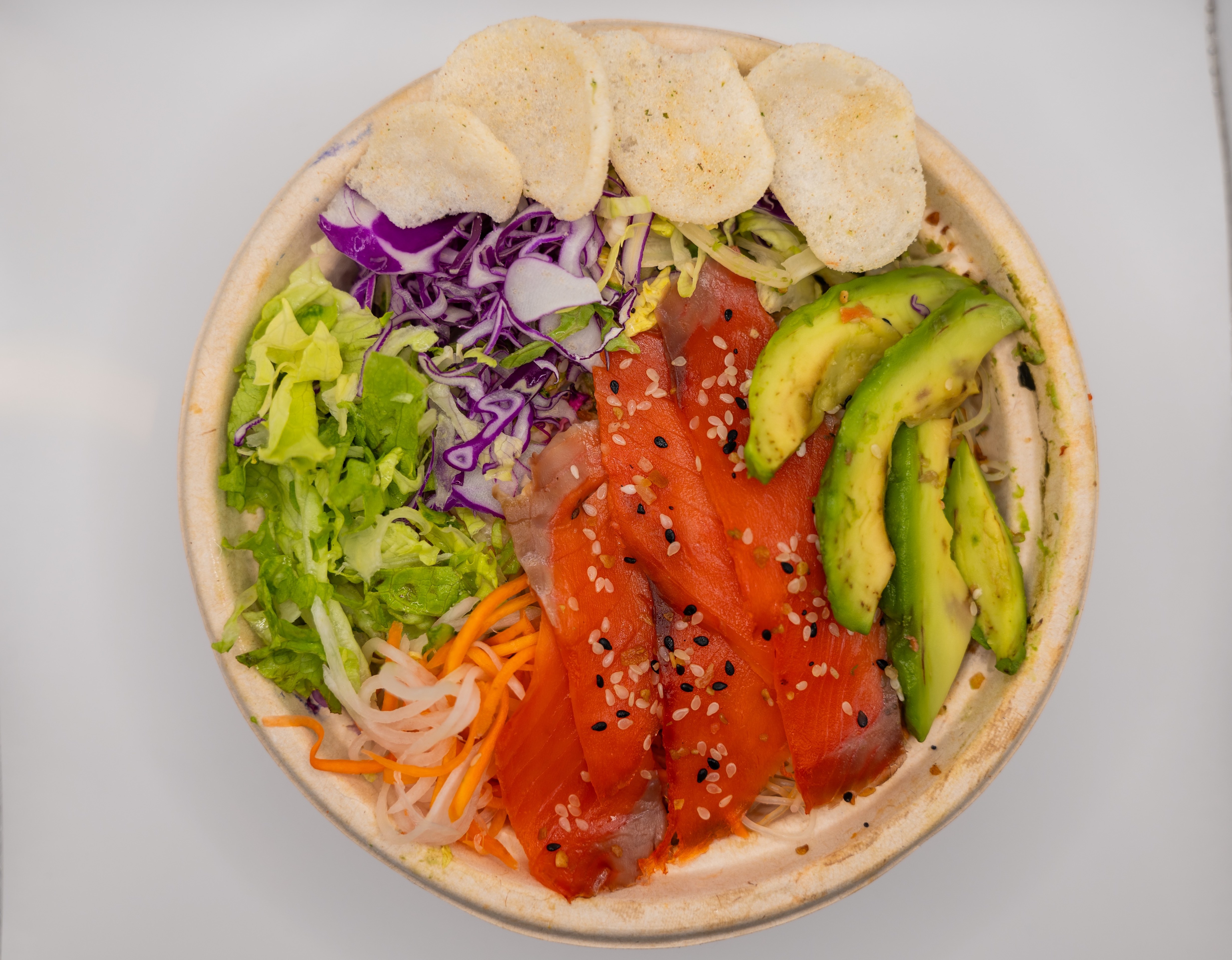SMOKED SALMON & AVO Noodle Salad