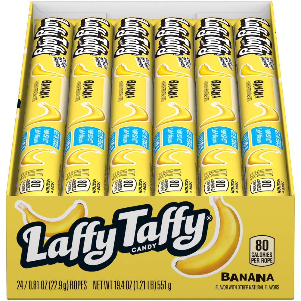 Laffy Taffy Banana Ropes 24 count