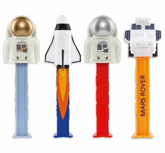 Pez Space Mission Astronaut Blister Pack Candy 12ct Tray