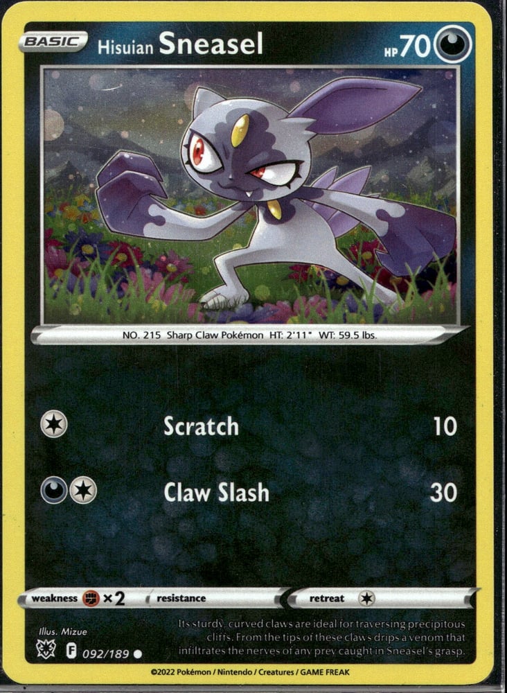 Hisuian Sneasel - SWSH10 92/189