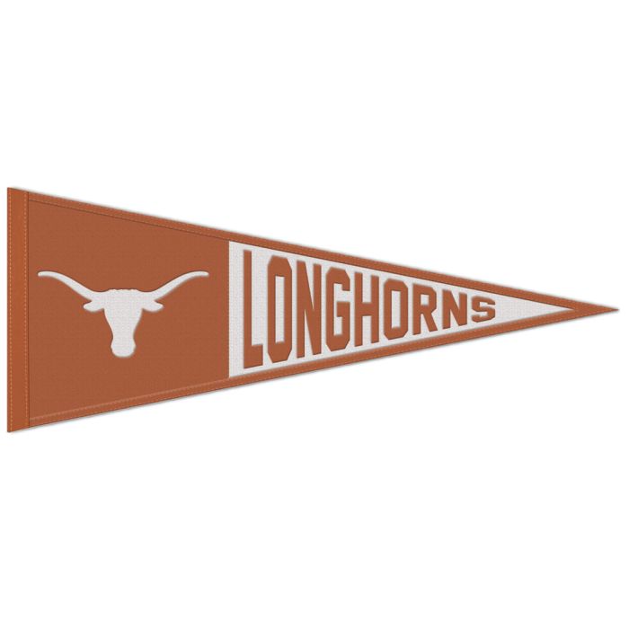 Texas Longhorns Embroidered Wool Logo Pennant 13x32"