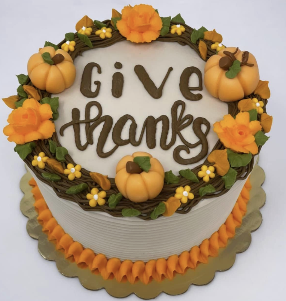 Thanksgiving Themed Cake