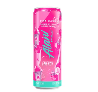 Alani Nu - Sugar Free, Low Calorie Energy Drink - Pink Slush (12 oz)