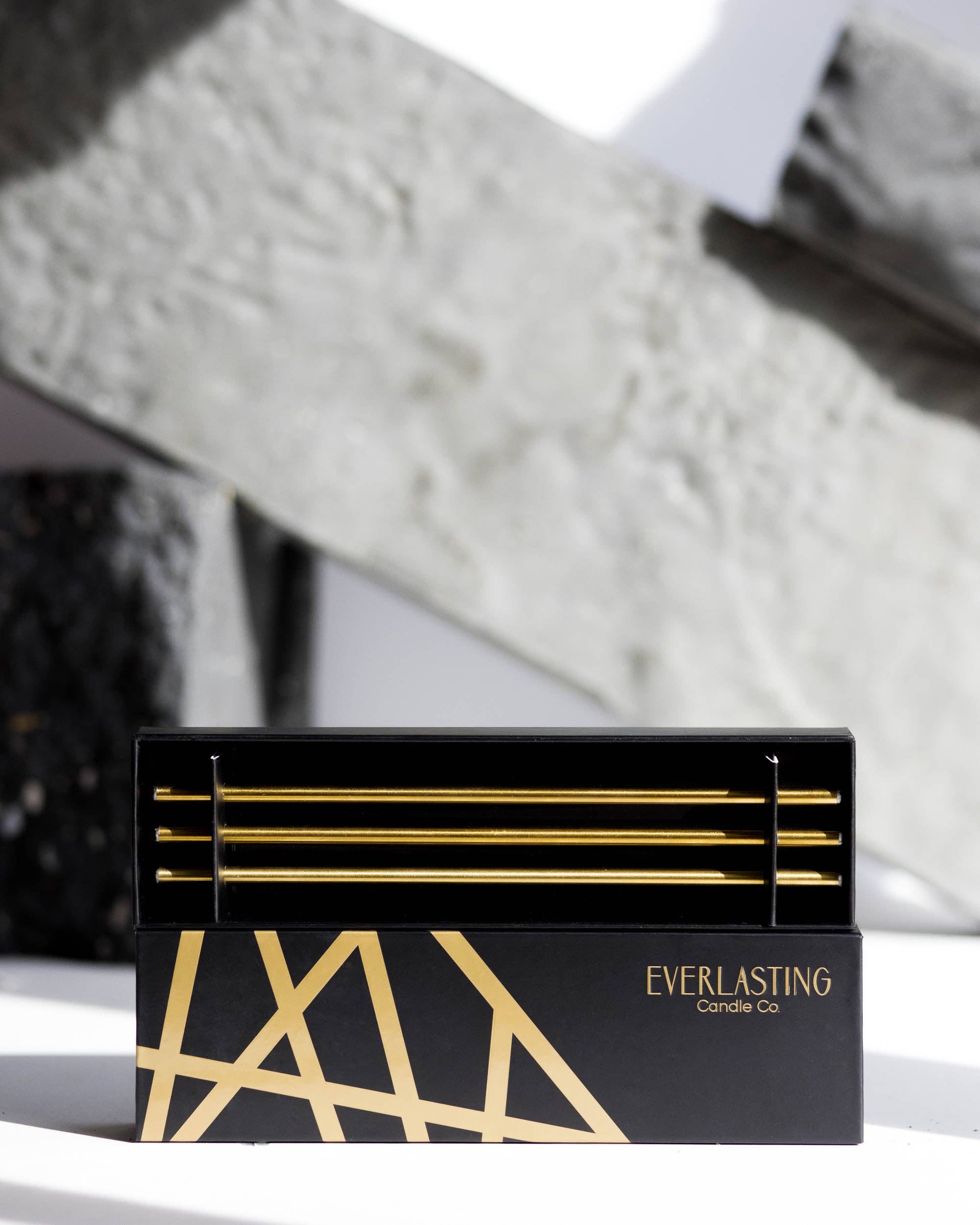 Gold Everlasting Candle – Reusable Steel Candles [x1 Pack]