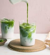 *Iced Matcha Latte