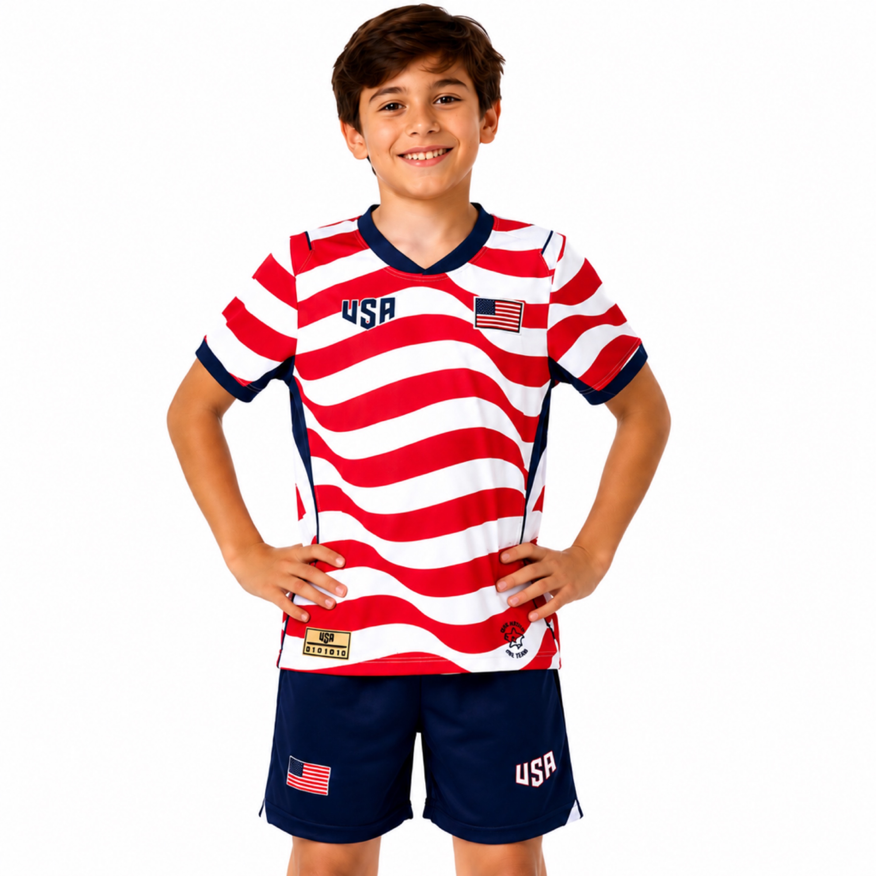 USA 2026 World Cup Kids Home Soccer Jersey Kit