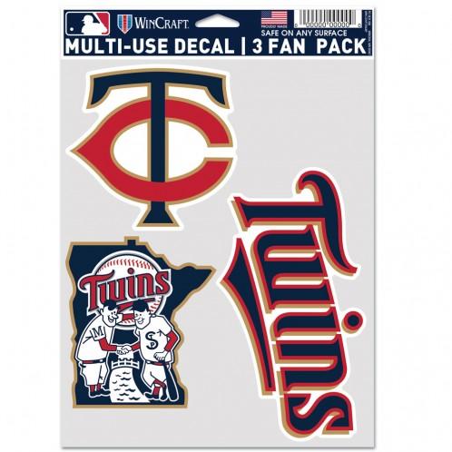 Minnesota Twins Multi Use 3 Pack Fan Decals