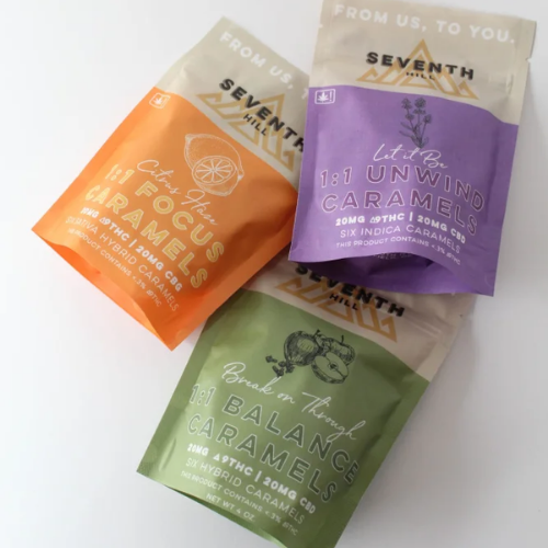 Seventh Hill Caramels (6 pack) - Blueberry Muffin 3:1