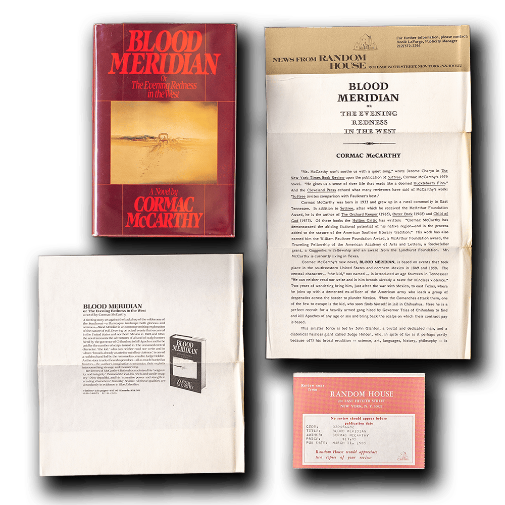 McCathy, Cormac -- Blood Meridian [Book]