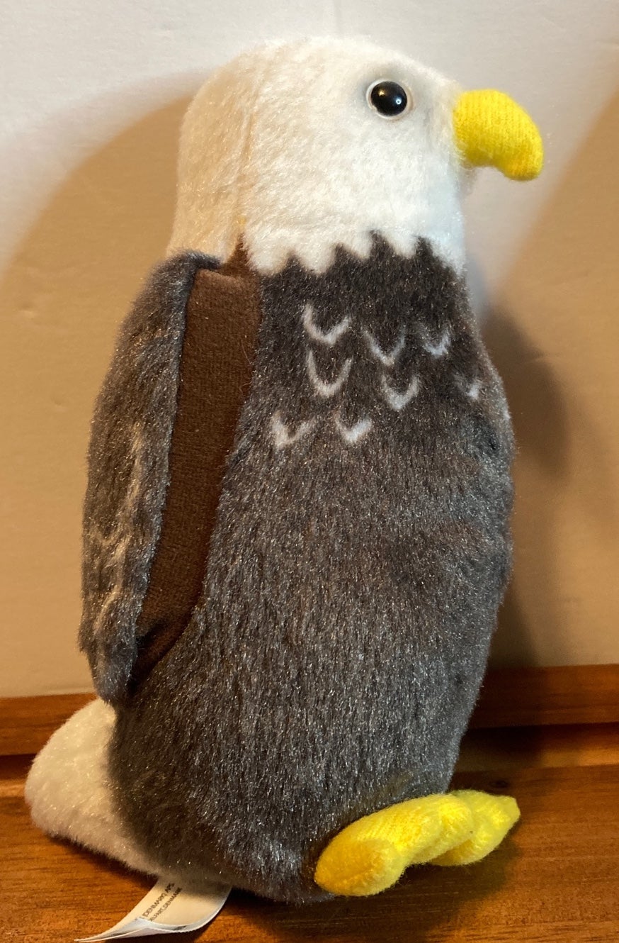 Singing Plush Song Bird - Bald Eagle