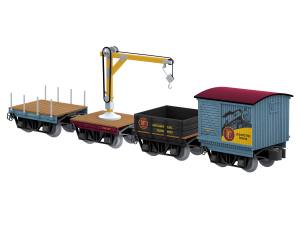 Lionel 2026680 Polar Express Elf Work Train 4pk O Scale