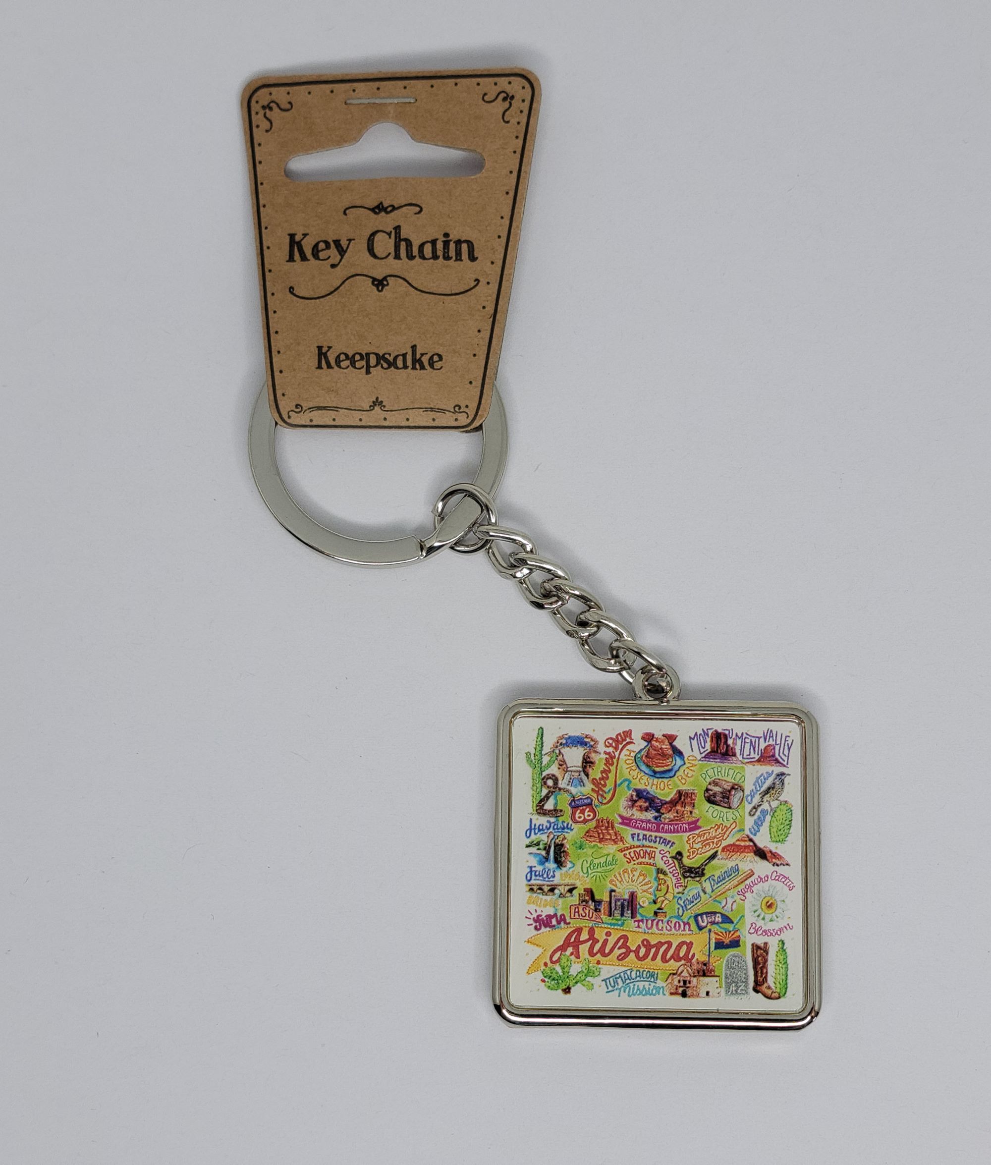 KC - Arizona Map/White