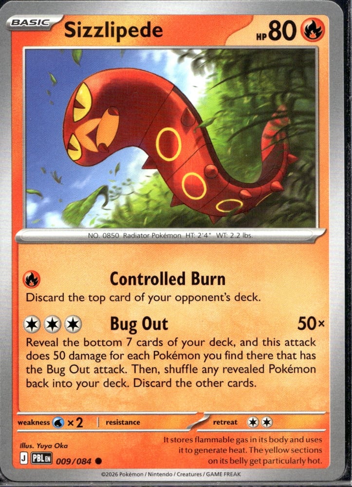 Sizzlipede - ME05 9/84