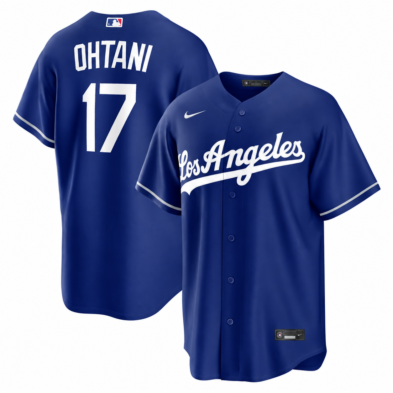 Los Angeles Dodgers Shohei Ohtani #17 Nike Alternate Royal Blue Jersey — view 1