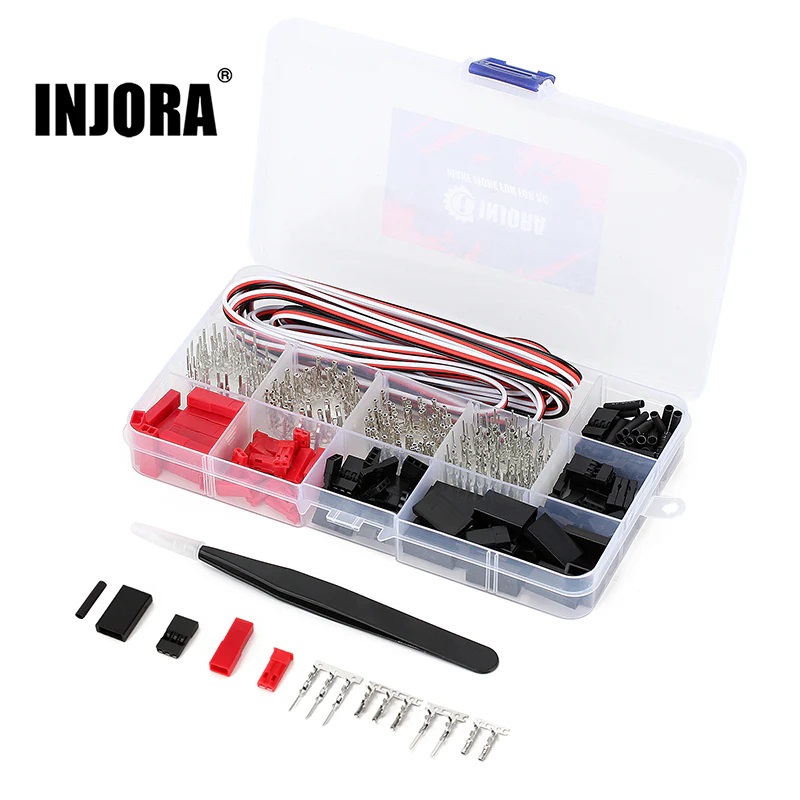 Servo Plug Male Female JST JR Connector Crimp Pin Wire Set For Rc