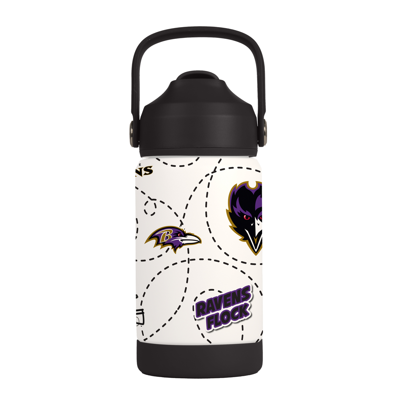 Baltimore Ravens Kids Stainless Steel Mascot Bottle 12oz
