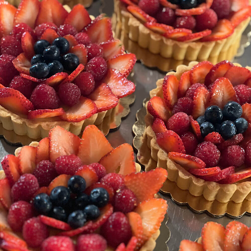 Berry Fruit Tart For Two