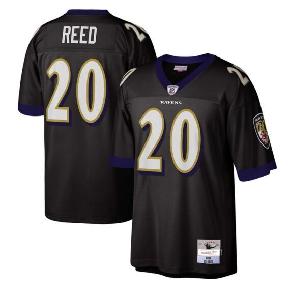 Baltimore Ravens 2004 Ed Reed #50 Black Mitchell and Ness Jersey