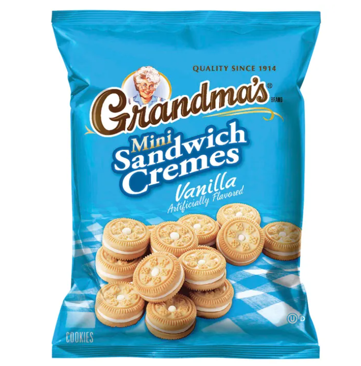 Grandma's - Vanilla Creme Mini Sandwich Cookies (1.7 oz)