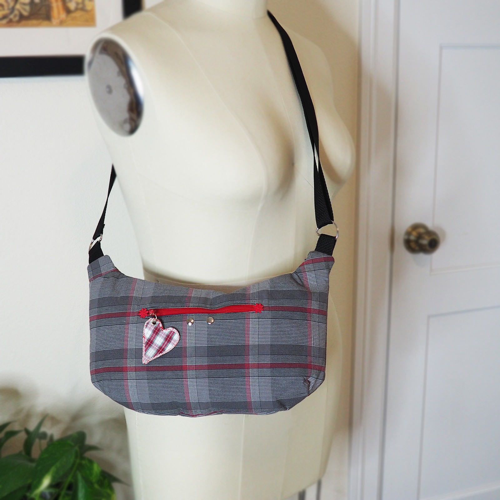 Vintage Plaid Day Tripper Bag
