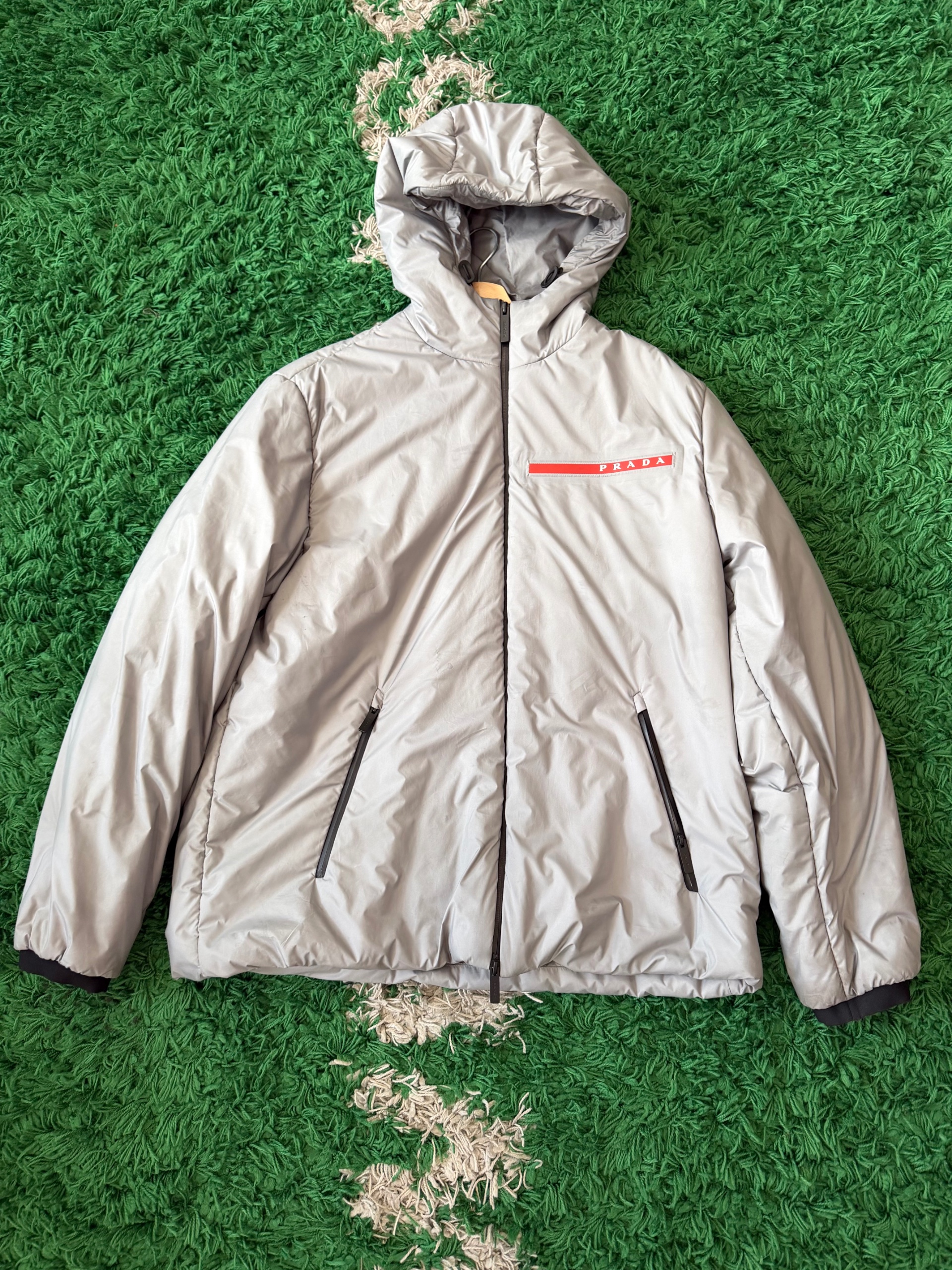 Prada Jacket-Light Nylon hooded jacket ( USED )