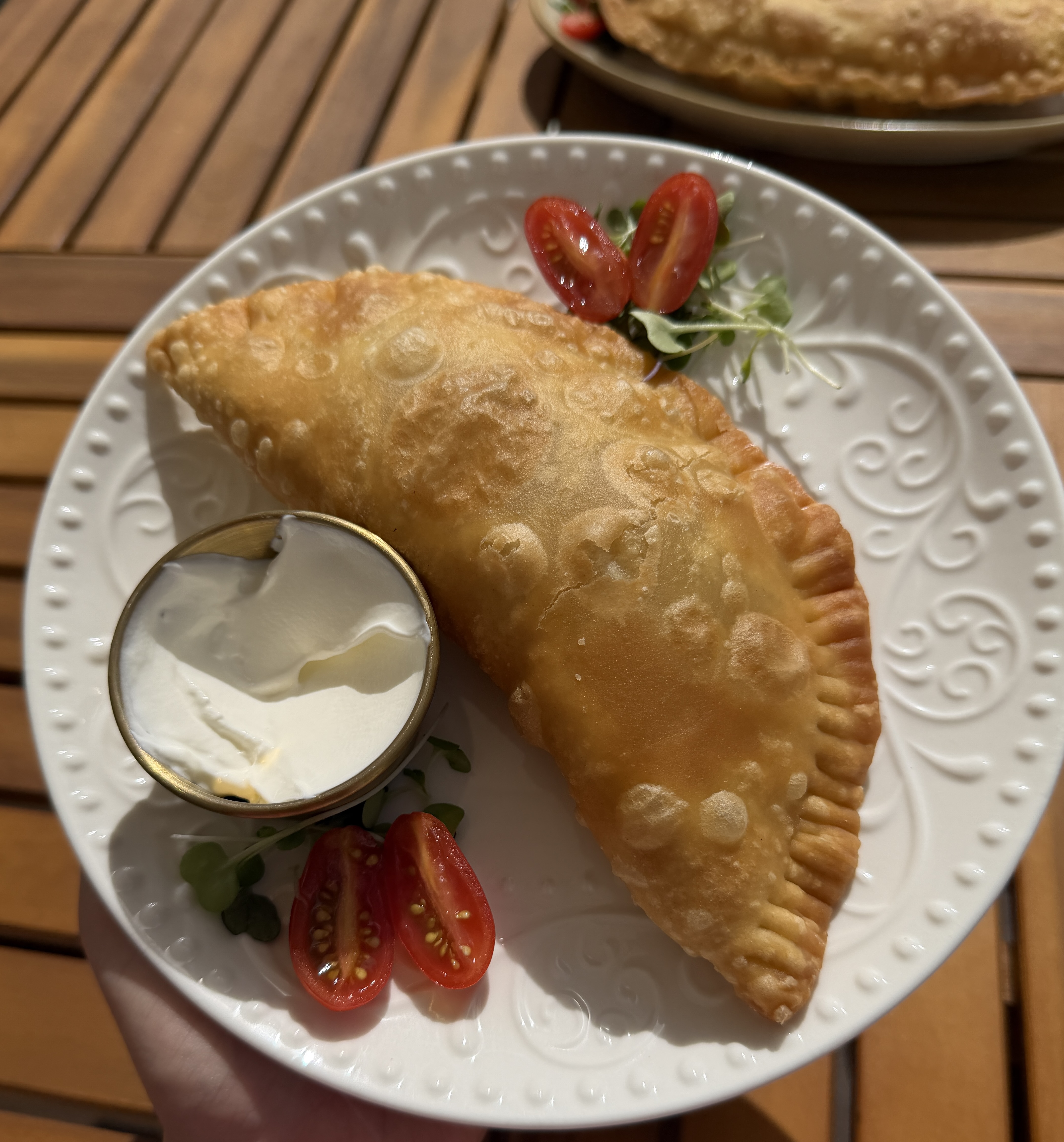 Cheburek with Chicken (Crispy Chicken Hand Pie)