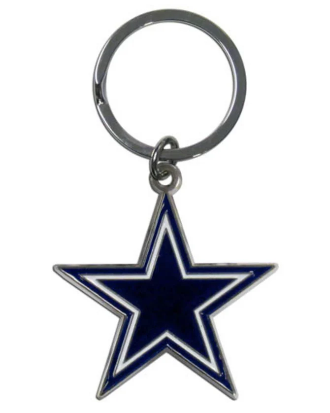 Dallas Cowboys Mega Chrome Keychain