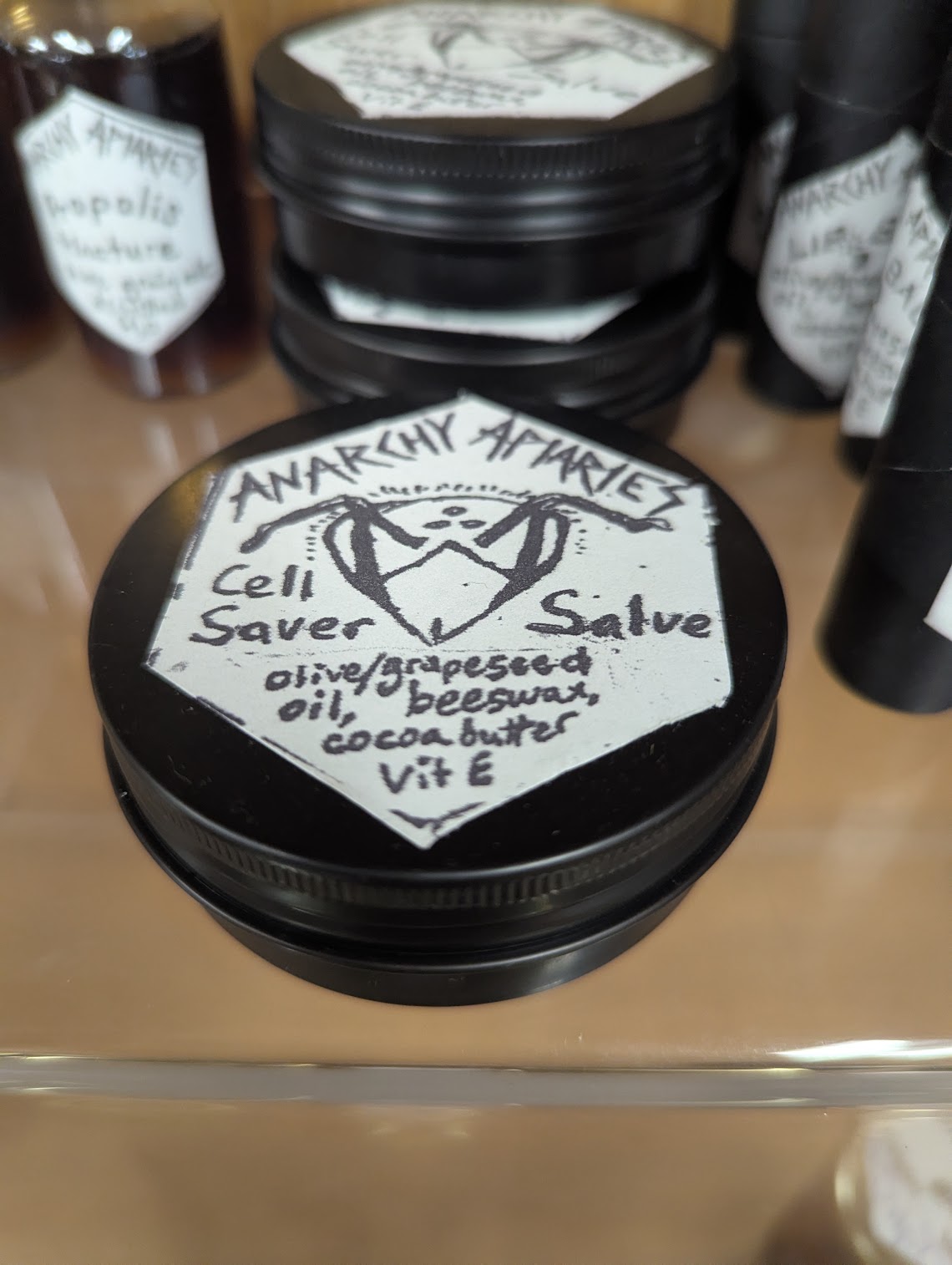 Anarchy Apiaries - Honey, Candles, Products - Cell Saver Salve