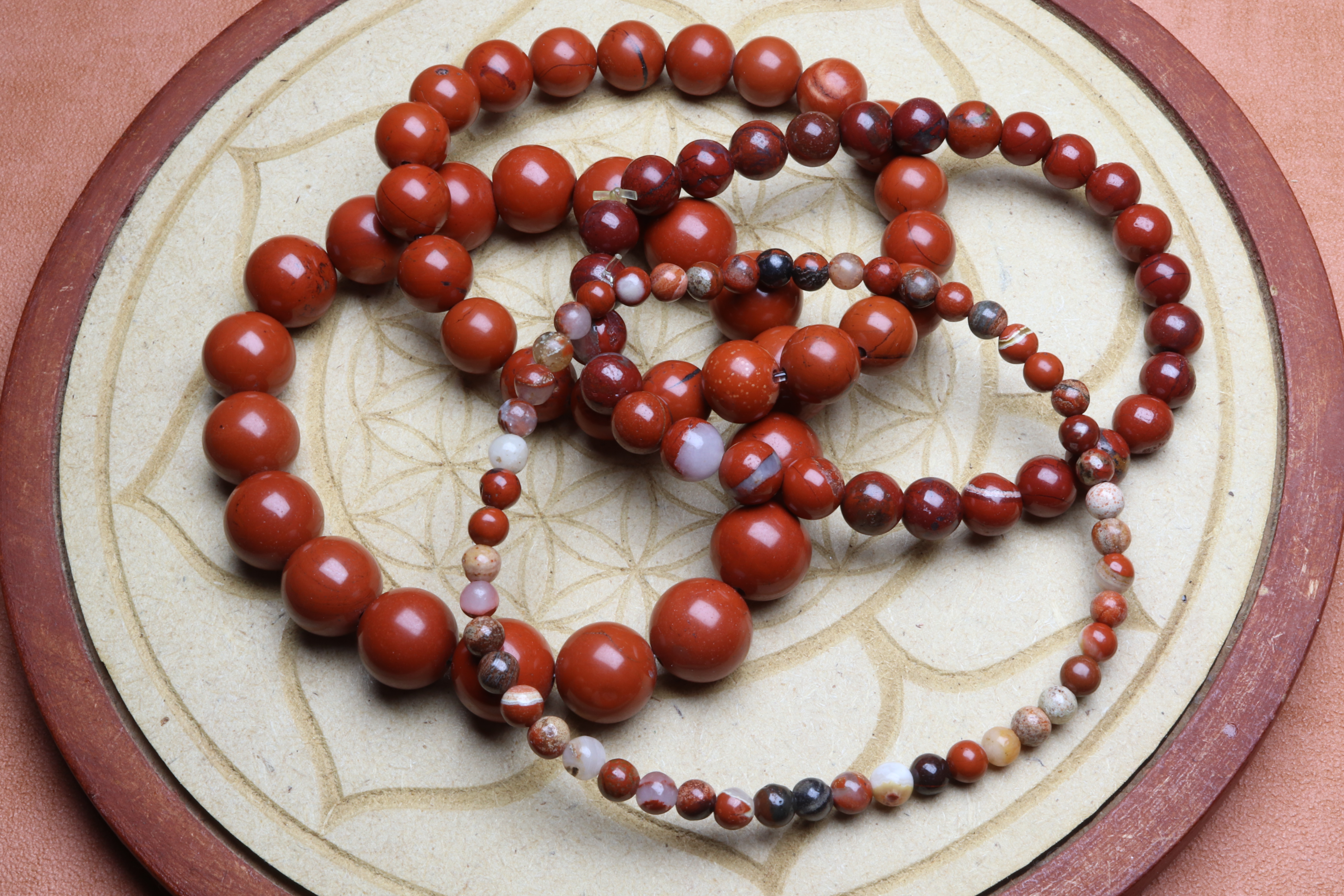 Bracelet Jaspe Rouge (1) — stock Valence