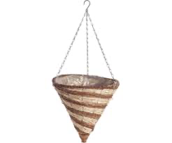 Gardman 14” Sisal Rope & Fern Hanging Cone