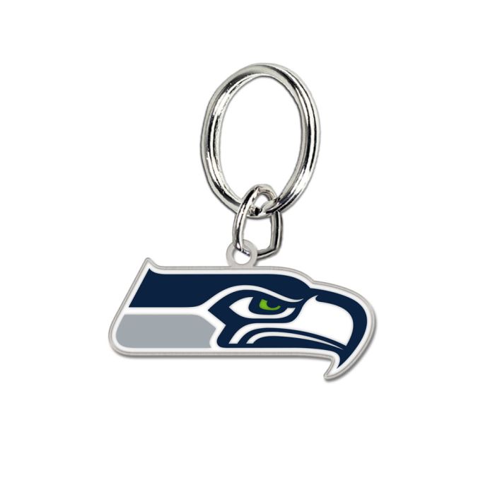 Seattle Seahawks Cloisonne Metal Keychain