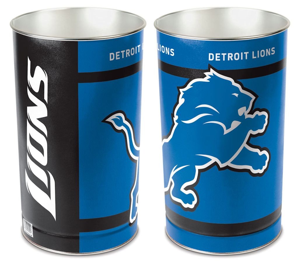 Detroit Lions Wastebasket 15"