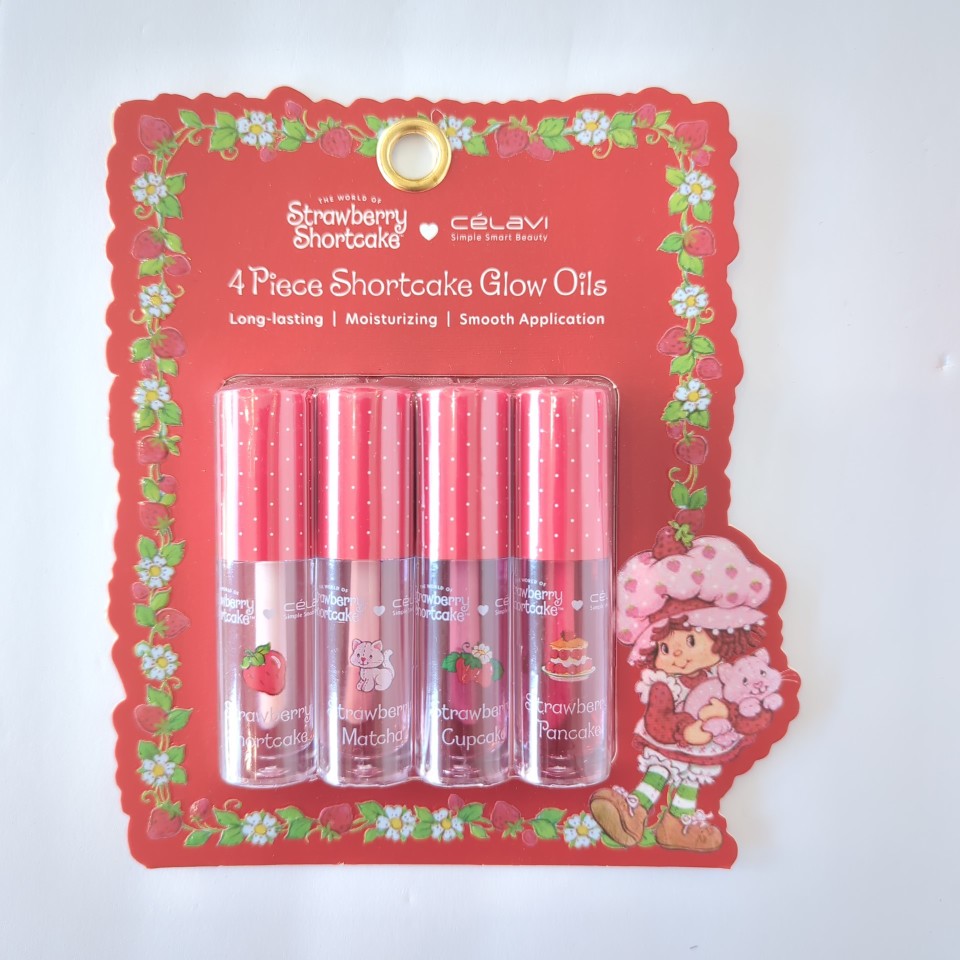 Celavi Strawberry Shortcake 4 Piece Shortcake Glow Oils