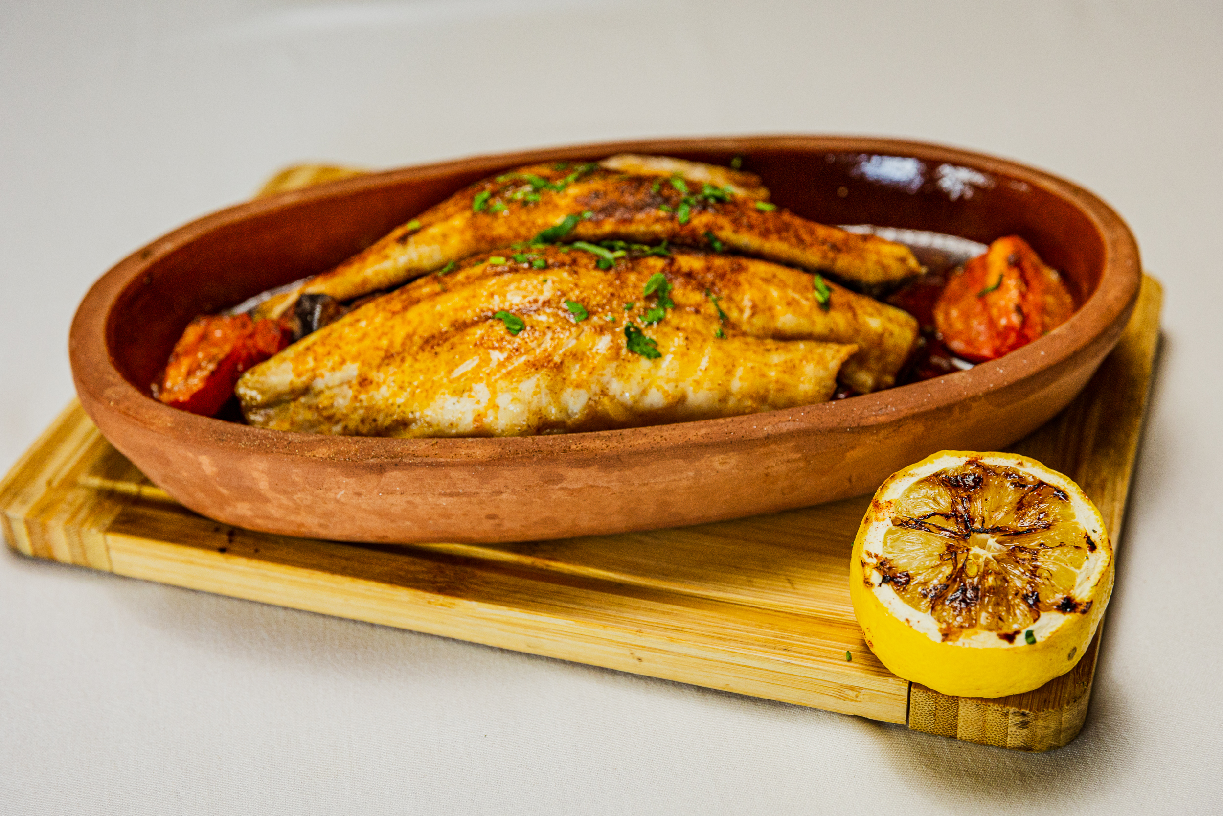 Grilled Baked Branzino at Jass Kitchen in Miami, FL 33137 | YourMenu® Online Ordering